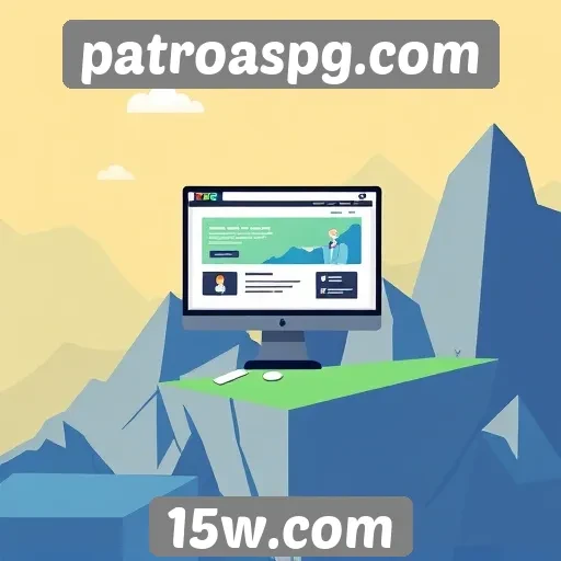 Análise da interface do site patroaspg.com